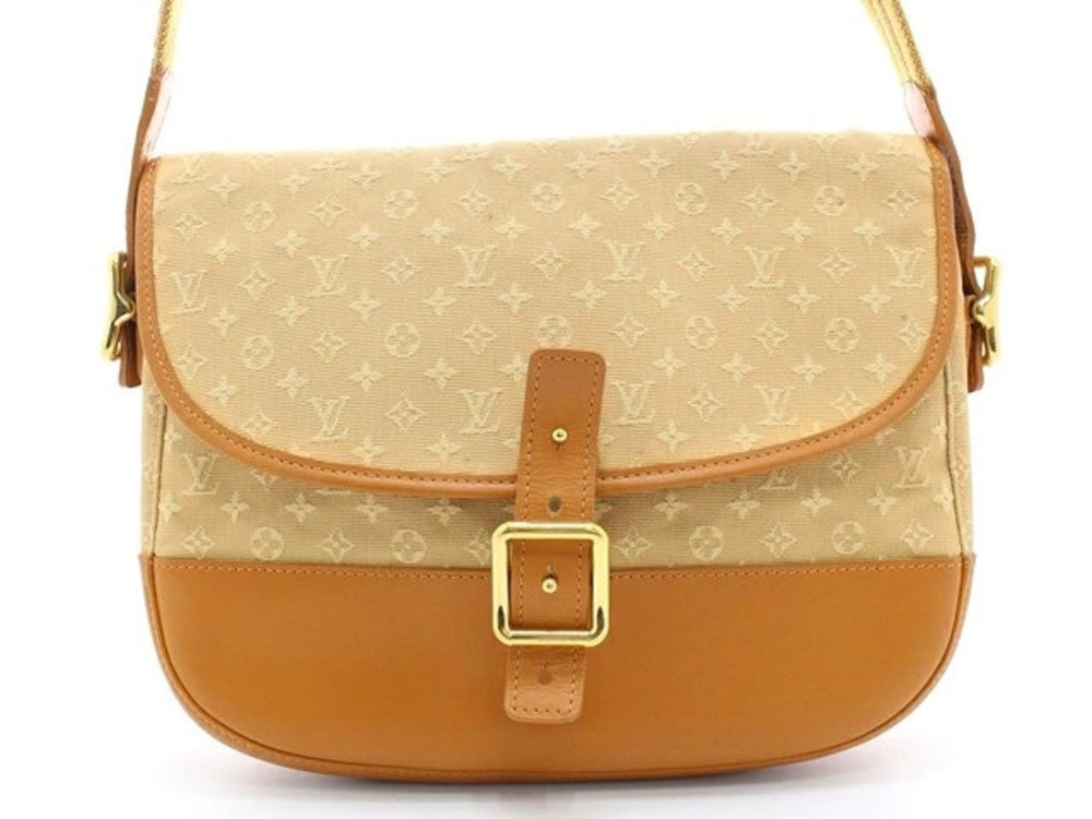 LOUIS VUITTON Belanger Shoulder Bag Monogram Beige Cream